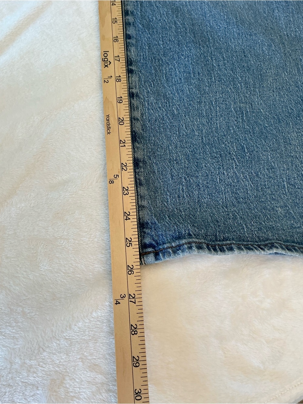 Madewell Classic Petite Perfect Vintage Wide-Leg Jeans  Heathcote Wash Sz 31 - Picture 12 of 13